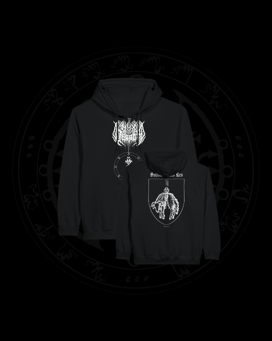 NOX TERROR "SIGIL" Zip hoodie