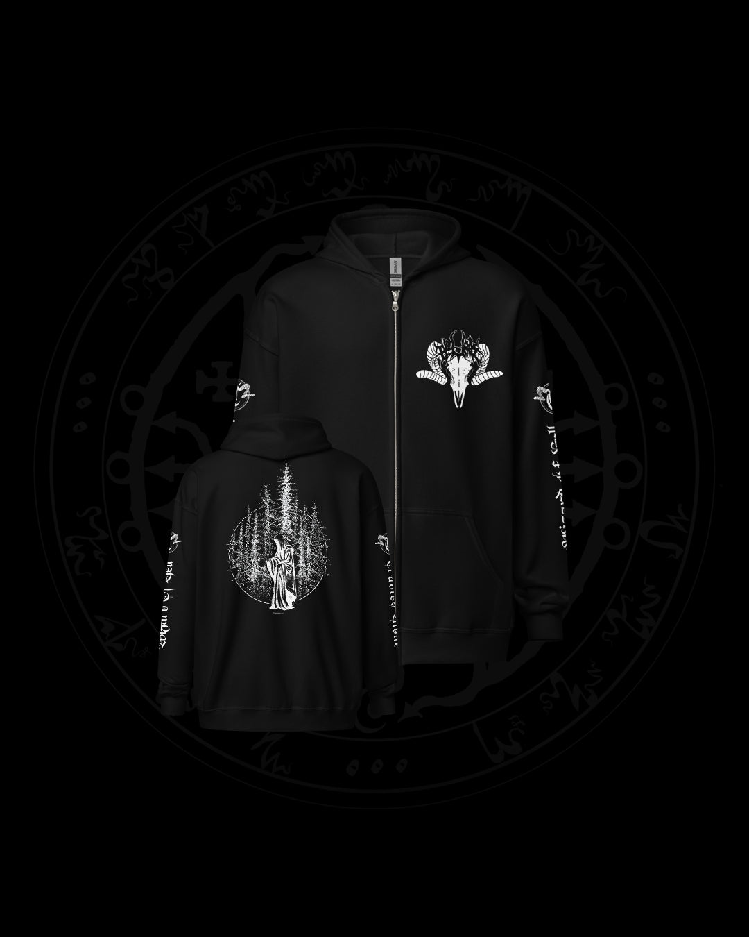 Teuras "Hexenhammer" Zip-hoodie