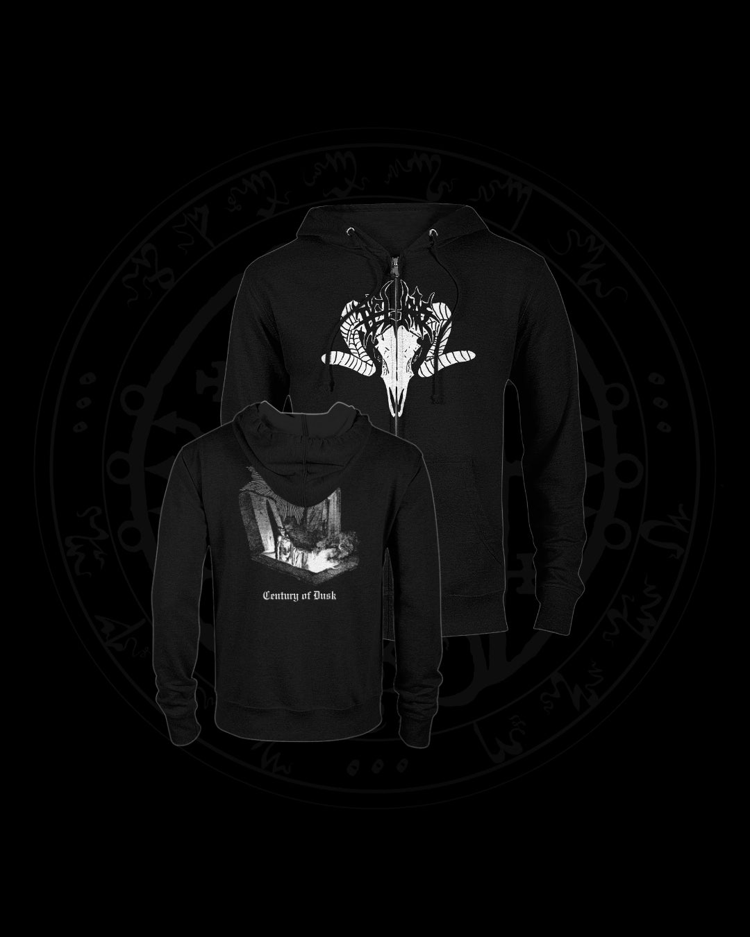 TEURAS "Century of Dusk" Zip-hoodie