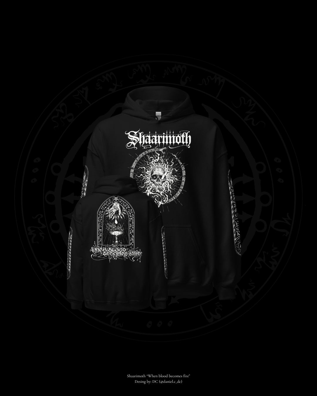 Shaarimoth "When blood becomes fire" Hoodie