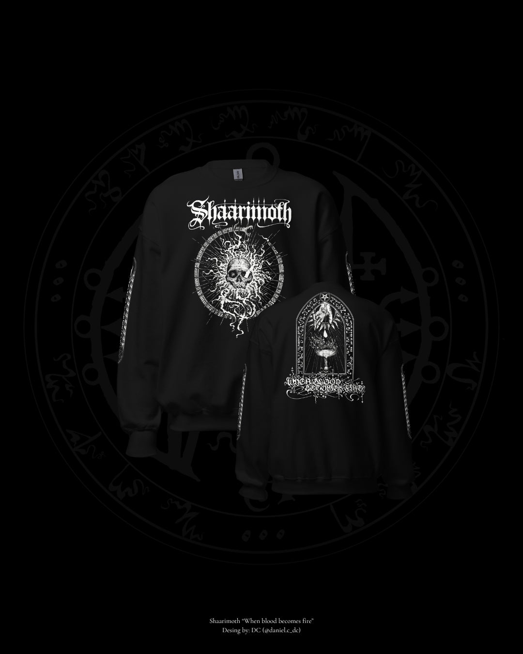 Shaarimoth "When blood becomes fire" Sweatshirt