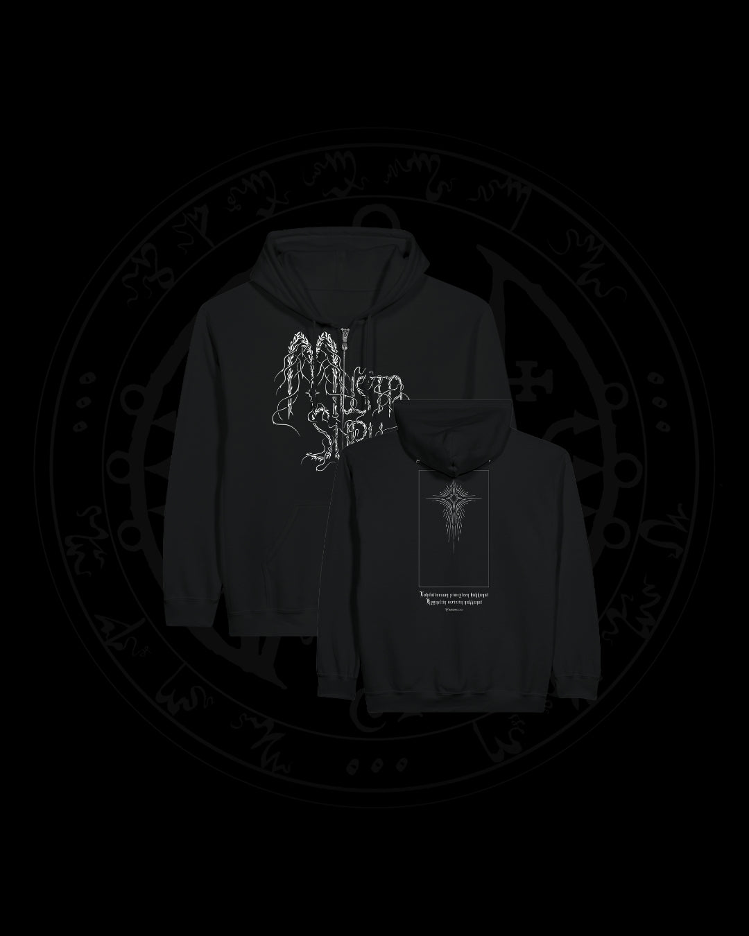 MUSTA SURU "LOGO" Zip Hoodie
