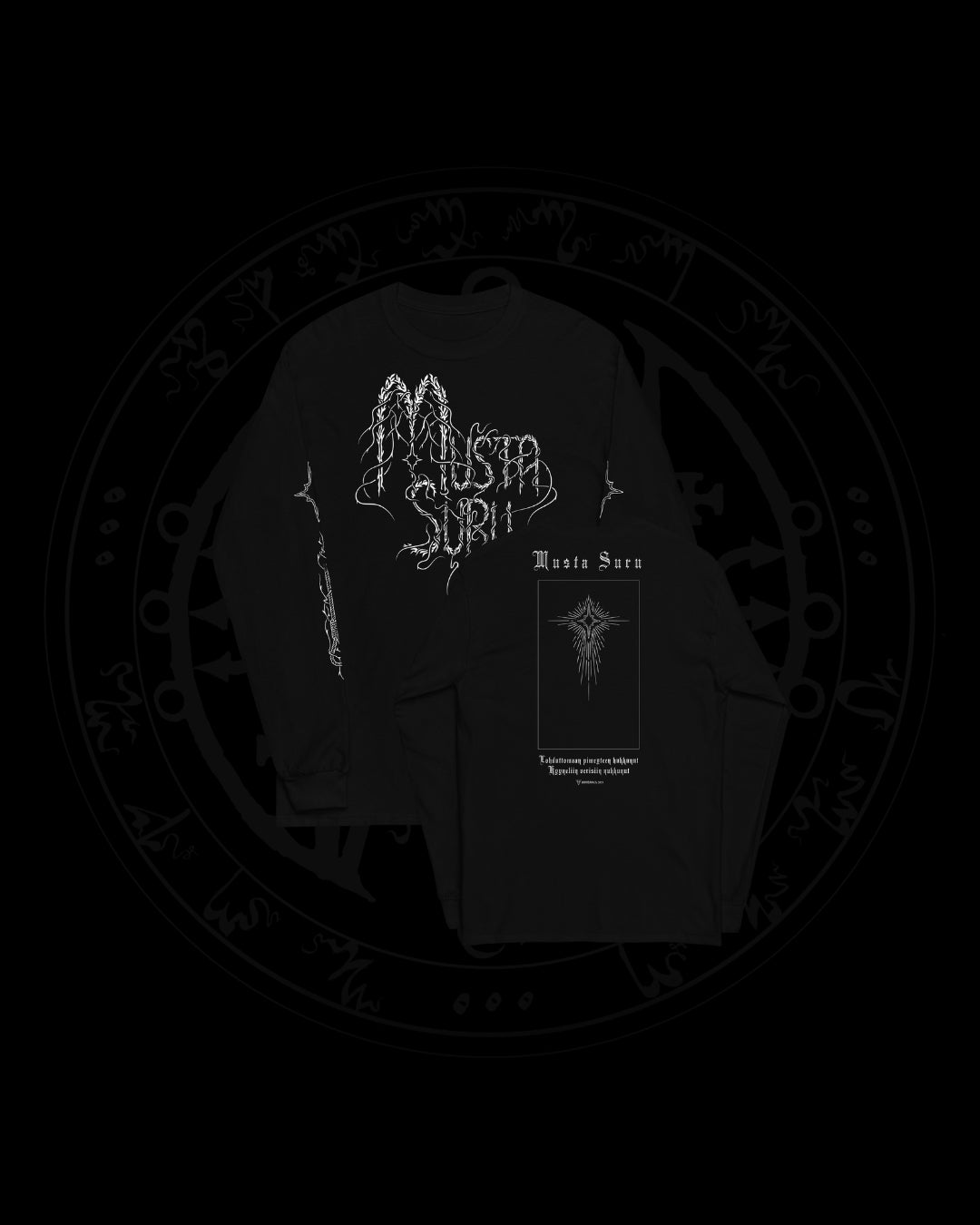 Musta Suru "logo" Longsleeve