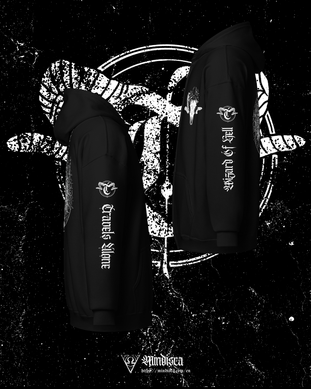 Teuras "Hexenhammer" Zip-hoodie