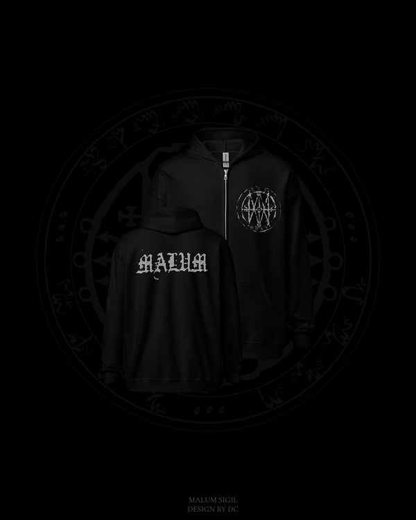 Malum Sigil Zip-hoodie