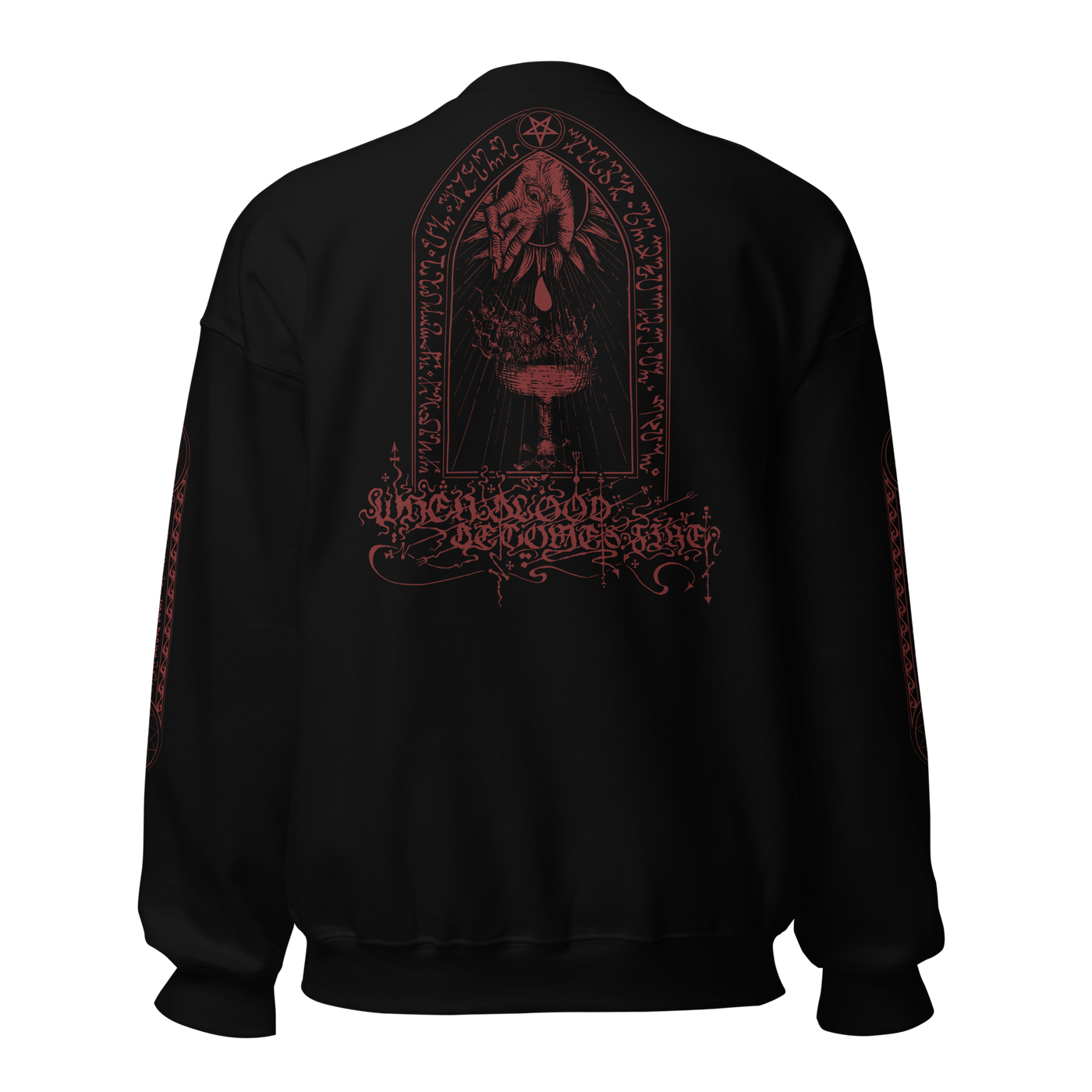 Shaarimoth "When blood becomes fire" RED Sweatshirt